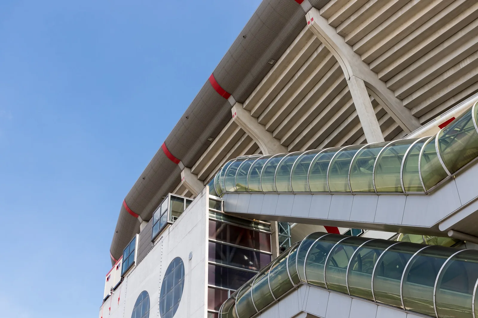 Innenansicht eines großen Stadions